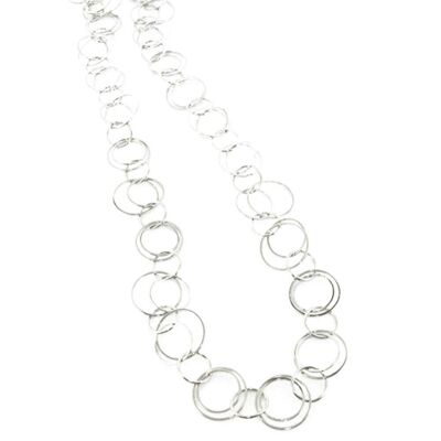Circle Chain Chain 04 Chaîne à maillons longs avec grands anneaux