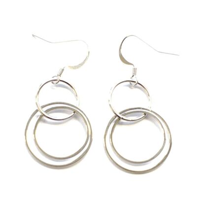 Pendentif Circle Chain Earring 02 avec grands anneaux