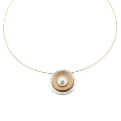 Collana Classics 01 - Con pendente a ciotola di perle
