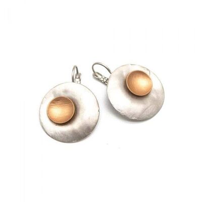 Classics earring 16 with bicolor plates