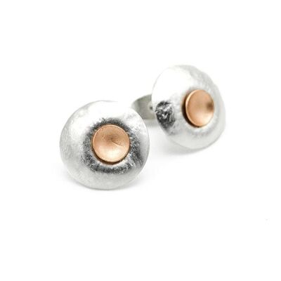 Classics earring 17 with bicolor plates
