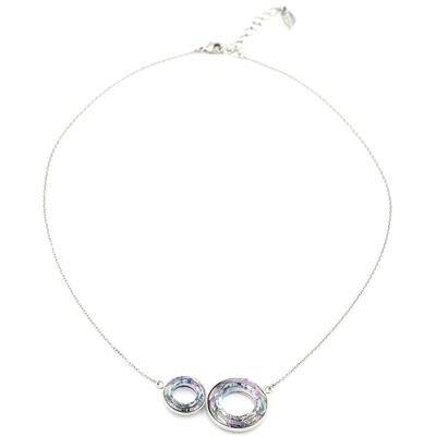 Collar Cosmic 03 Elegante collar con cristales iridiscentes