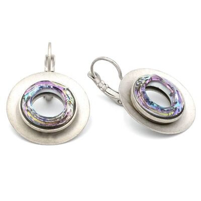 Cosmic Earring 10 Elegant pendant with iridescent crystal