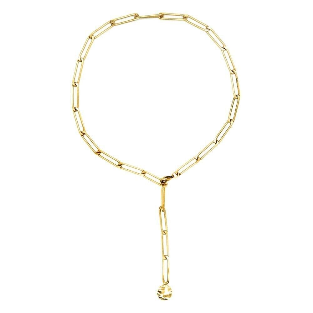 Flow chain 02 Y chain with plate pendant