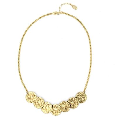 Collana Flow chain 03 con placche strutturate