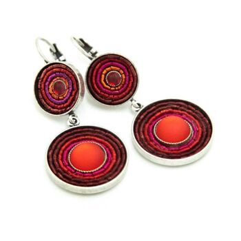 Boucle d'oreille antique Inde 05 8