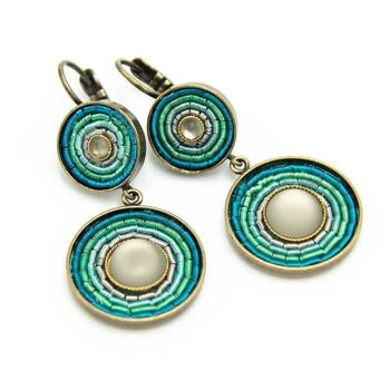 Boucle d'oreille antique Inde 05 28