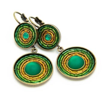 Boucle d'oreille antique Inde 05 33