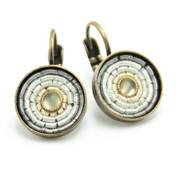 India Antik Earring 06 Petites boucles d'oreilles colorées 21