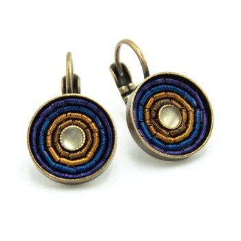 India Antik Earring 06 Petites boucles d'oreilles colorées 30