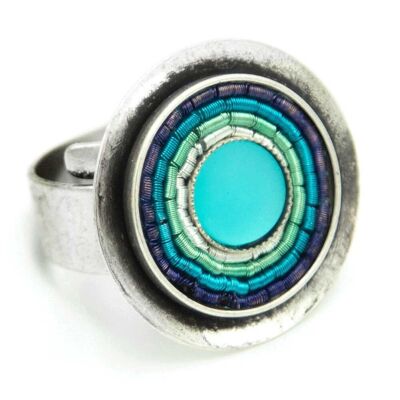 India Antik Ring 02 Colorful ring, adjustable size