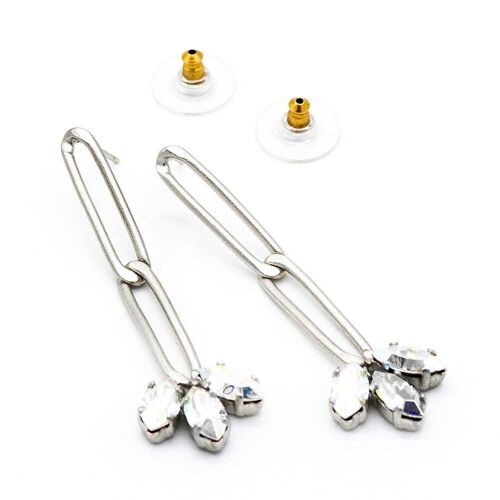 Navette Ohrring 02 Statement-Ohrring länglich