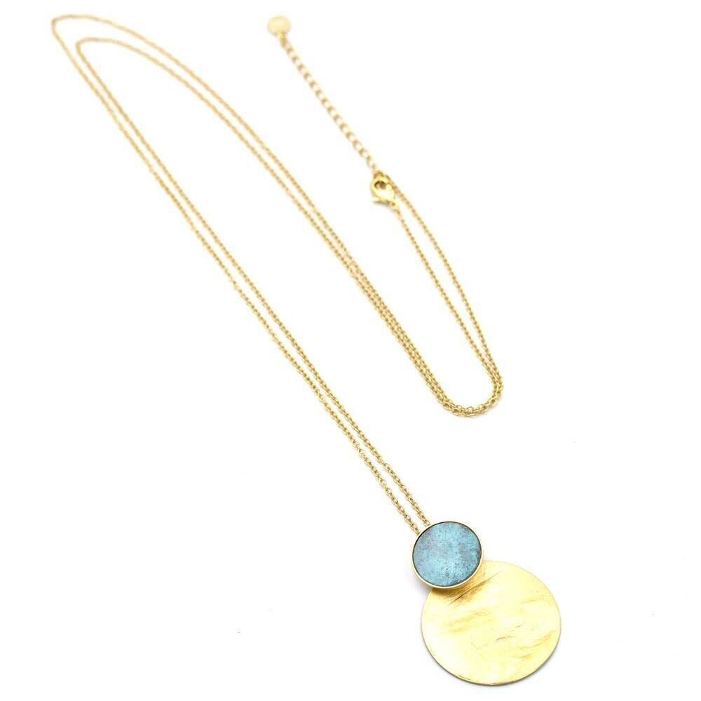 Collana Patina 08 Collana lunga con pendente decorativo