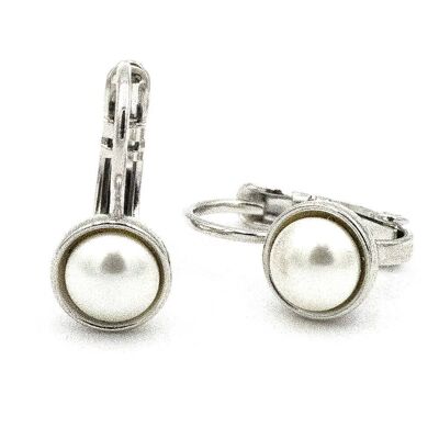 Perla earring 06 small pendant with pearl