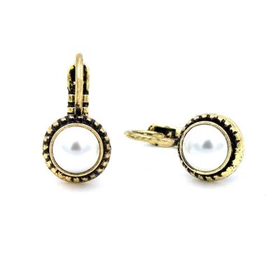 Perla Earring 17 Romantic pendant with leverback