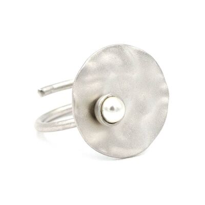 Perla Ring 13 plate top with pearl