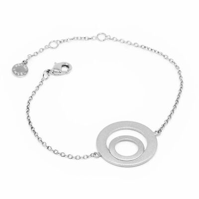 Pulsera Pura 32 ​​noble, con elemento circular.