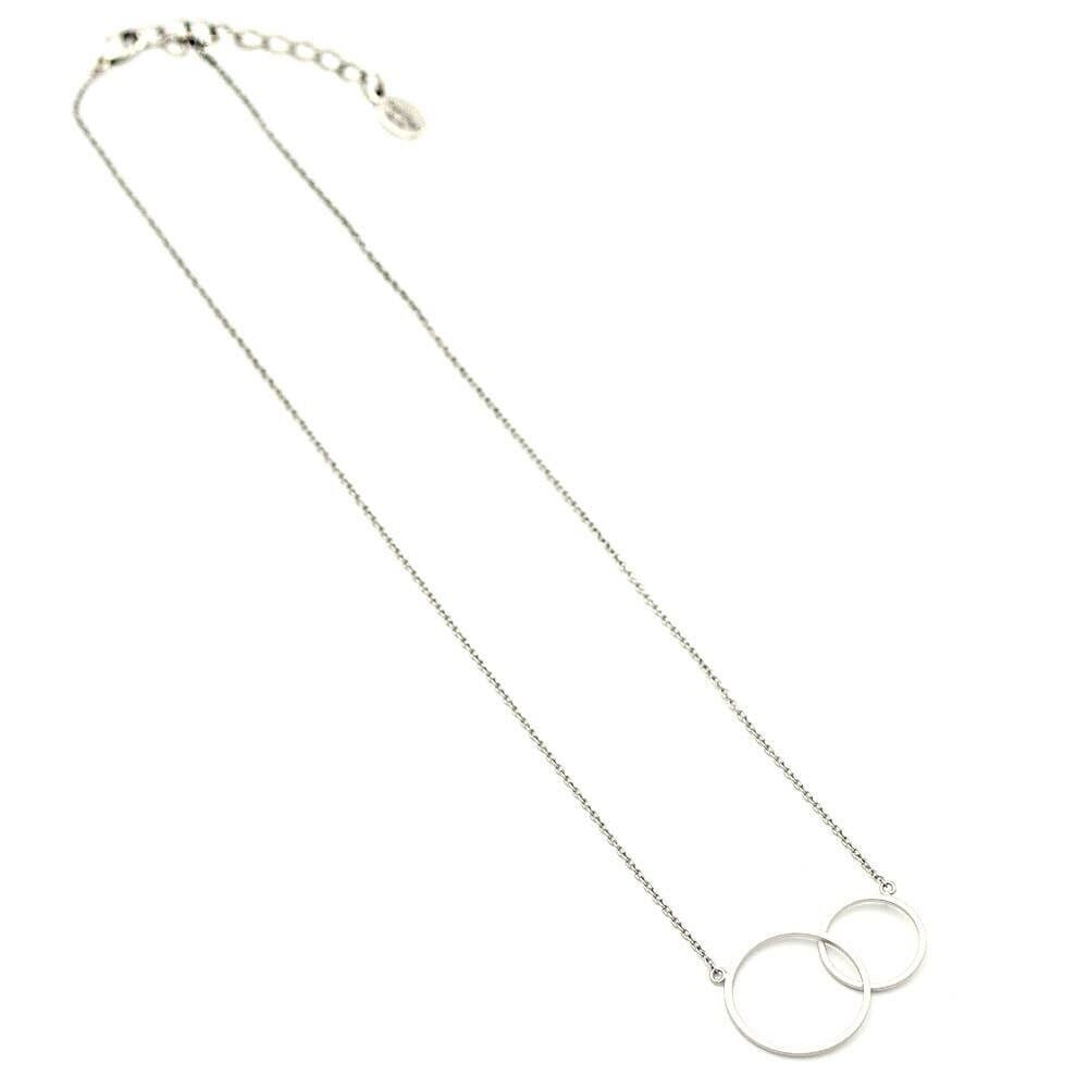 Collier Pura 14 Avec pendentif double cercle