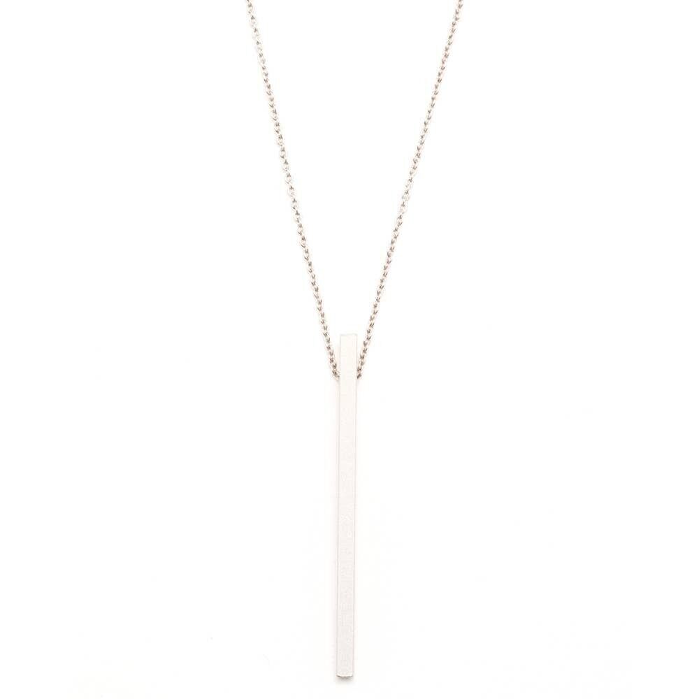 Collana Pura 24 Minimalista con pendente a bastoncino