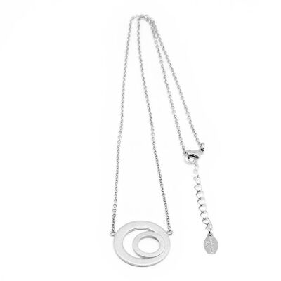 Pura Necklace 32 Elegant with circle pendant