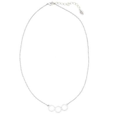 Pura necklace 36 with circle element pendant