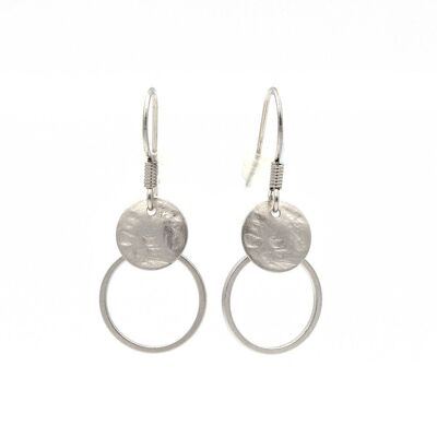 Pura Earring 55 Chic earrings with plates and circles