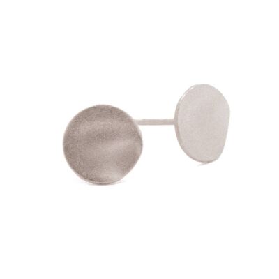Pura earring 65 minimalist wavy plate