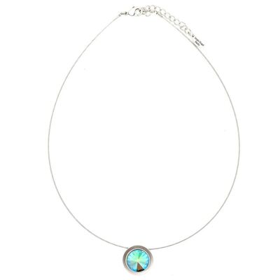 Rivoli Necklace 03 - Elegant pendant necklace with crystal