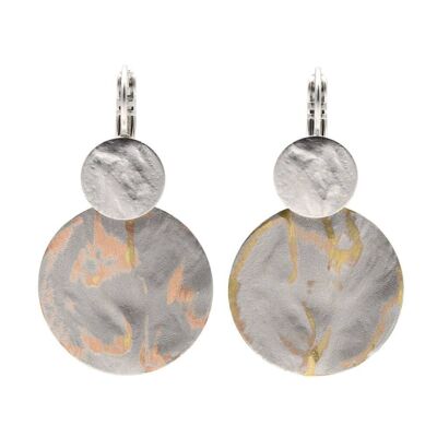 Pura Recycled earring 06 pendant in matt/glossy look