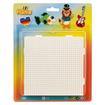 4 Square Plates for Hama Ironing Beads