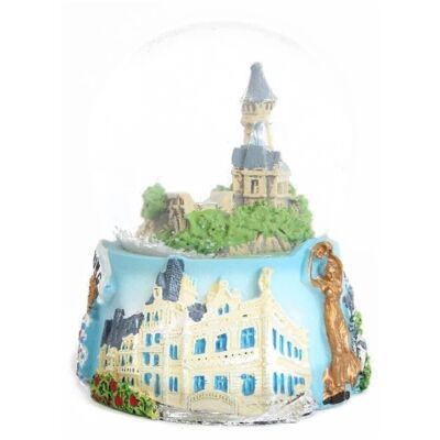 Luxembourg Snow Globe