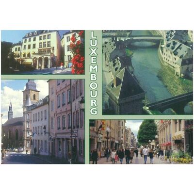 Postkarte 4 Fotos Luxemburg