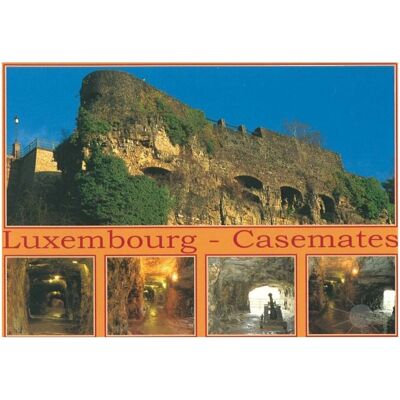 Postcard Luxembourg Casemates