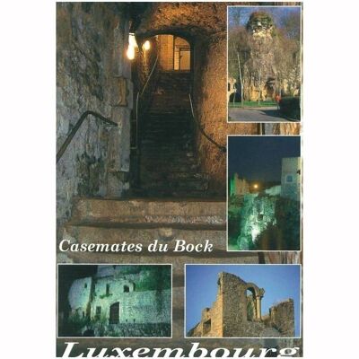 Cartolina Lussemburgo Casemates Du Bock