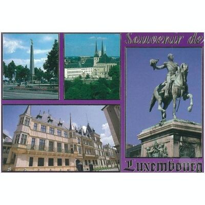 Carte Postale Souvenir De Luxembourg