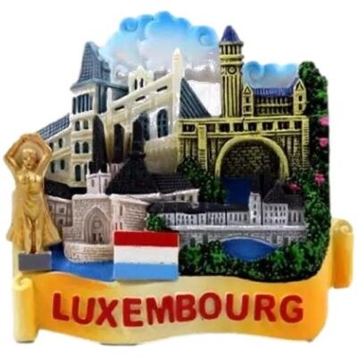 Imán 3D Monumentos de Luxemburgo