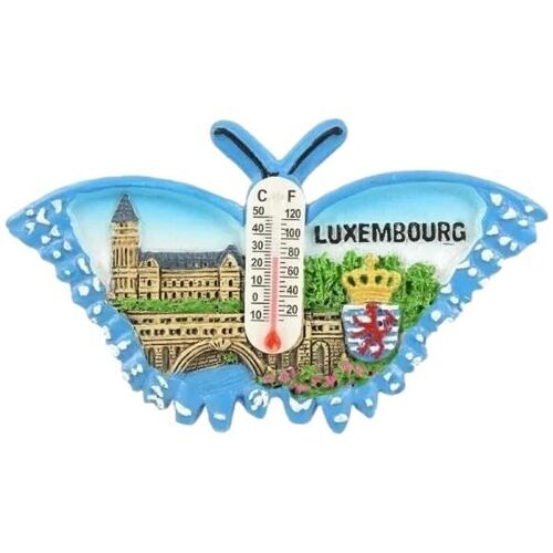 Magnet Luxembourg Avec Thermomètre 8,5Cm