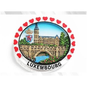 Magnet Oval Luxembourg