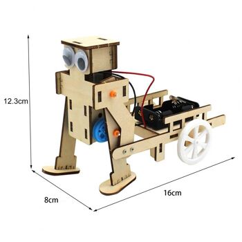 RoboPromeneur : Le robot qui marche à fond les boulons - Kit d'assemblage en bois STEM 6