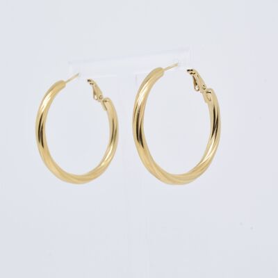 Stainless steel earrings - BO100027