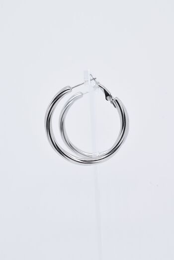 Boucles d'oreilles en acier inoxydable - BO100027 4