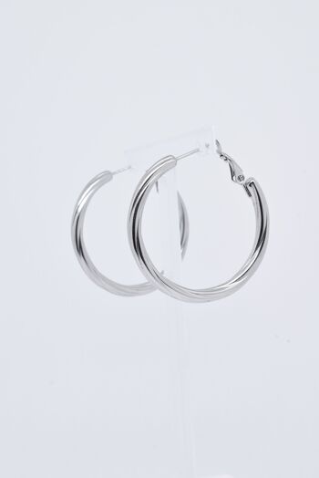 Boucles d'oreilles en acier inoxydable - BO100027 5