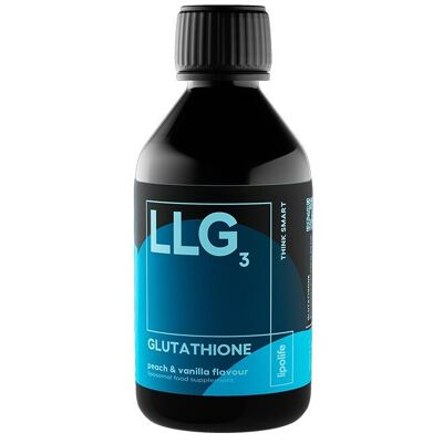 LLG3 Glutathion Liposomal 180mg - Saveur Pêche & Vanille