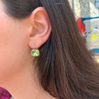 Basics Earring 02 - Boucles d'oreilles élégantes en strass avec levier 2
