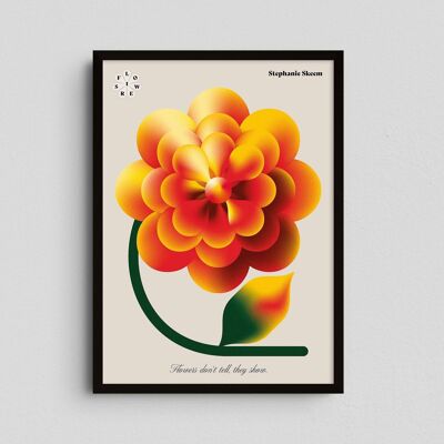 Giclée-Kunstdruck – Blume 1 – Show – Mario Carpe