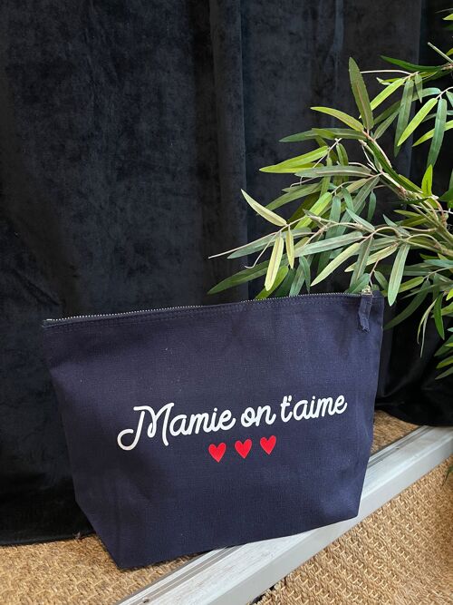 Trousse de toilette XL " Mamie on t'aime"