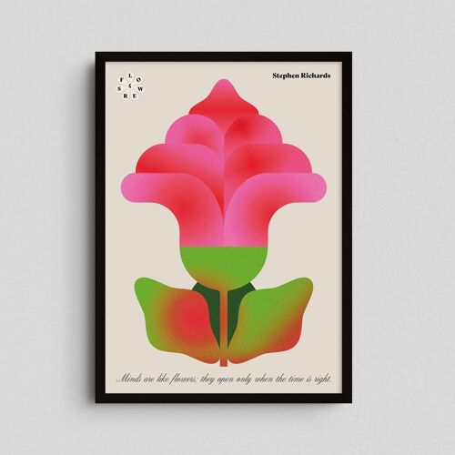 Giclée Art Print - Flower 4 - Minds - Mario Carpe