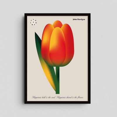 Stampa d'arte Giclée - Fiore 6 - Felicità - Mario Carpe