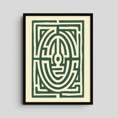 Giclée-Kunstdruck – Labyrinth – Fergus Hannant