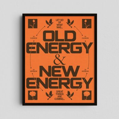 Impresión de arte Giclée - Nueva Energía - Epi.a.a mí